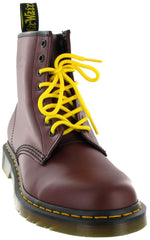 1460 Cherry Leather & Yellow Lacing