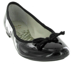 Carousel Ride Black Patent Fron