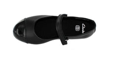 Junior Girls School Shoe, Clarks Dance Step