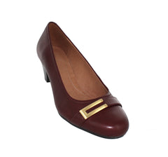 Fearne Shine, Burgundy, Front View