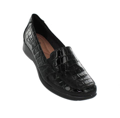 Black Croc Gael Angora, Front View