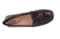 Gael Angora, Brown Croc Patent, Top View