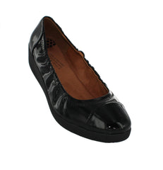 Black Patent Ballerina, Front View