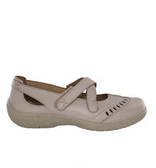 Hotter Lulu Soft Beige Leather