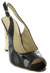 Lunar FLC419 Black patent Front